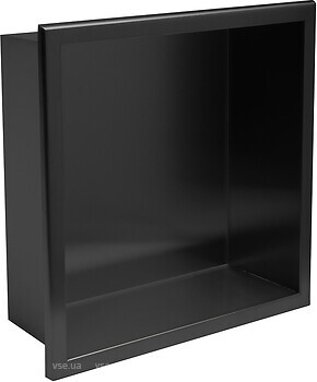 Фото Rea Bathroom Shelf 30x30 Matte Black (REA-05603)