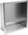 Фото Rea Bathroom Shelf 30x30 Nickel Brushed (REA-05600)