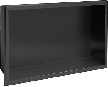 Фото Rea Bathroom Shelf 30x45 Matte Black (REA-05604)
