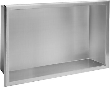 Фото Rea Bathroom Shelf 30x45 Nickel Brushed (REA-05601)