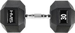 Фото HMS Гантель резиновая Hex Pro 30 кг
