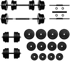 Фото RN Sport Гантели наборные с функцией штанги 2x18 кг (RN_1231943)