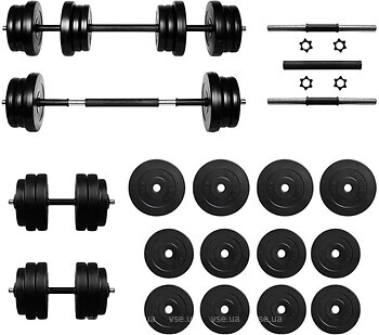 Фото RN Sport Гантели наборные с функцией штанги 2x21 кг (RN_1231942)