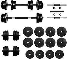 Фото RN Sport Гантели наборные с функцией штанги 2x26 кг (RN_1231941)