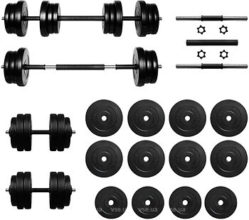 Фото RN Sport Гантели наборные с функцией штанги 2x26 кг (RN_1231941)