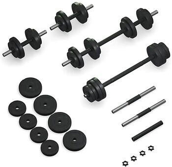 Фото Fit-On Гантели с функцией штанги 2 в 1 18 кг (2020-0014)