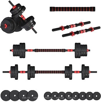 Фото Fit-On Гантели с функцией штанги 2 в 1 Pro 23 кг (2040-0023)