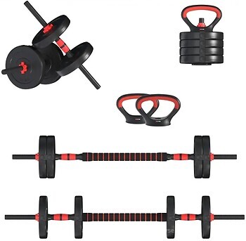 Фото Fit-On Гантели с функцией штанги 6 в 1 13 кг (2030-0013)