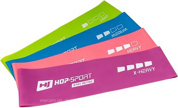 Фото Hop-Sport Набор резинок для фитнеса 4 шт. (HS-L675RL)