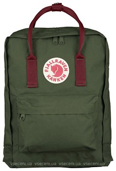 Фото Fjallraven Knken 16 green (forest green/ox red)