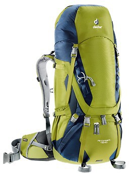 Фото Deuter Aircontact 45+10 SL green/blue (moss/navy)