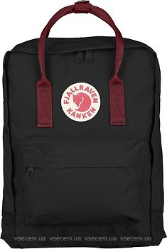 Фото Fjallraven Kanken 16 black/red (black/ox red)