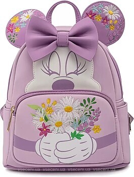 Фото Loungefly Disney Minnie Mouse Holding Flowers Mini Backpack