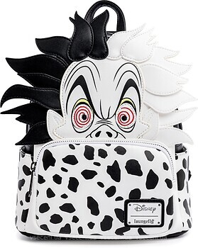 Фото Loungefly Disney Villains Cruella De Vil Spots Cosplay Mini Backpack