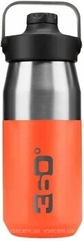 Фото 360 Degrees Vacuum Insulated Stainless Steel Bottle with Sip Cap 550 мл Pumpkin (STS 360SSWINSIP550PM)