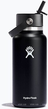 Фото Hydro Flask Wide Flex Straw 945 мл Black (W32BFS001)