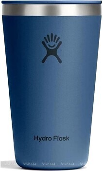 Фото Hydro Flask All Around Tumbler Press-In Lid Harbor Blue 450 мл (040.0064)