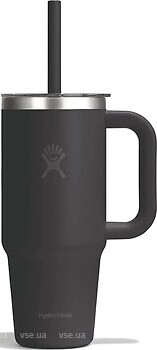 Фото Hydro Flask Travel Tumbler Clear Lid 700 мл Black (040.0051)