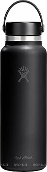 Фото Hydro Flask Wide Flex Cap 1200 мл Black (040.0102)