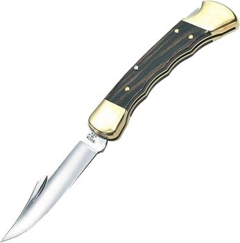 Фото Buck Folding Hunter Finger Grooved (0110BRSFG-B)