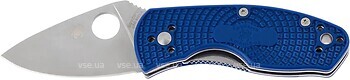 Фото Spyderco Ambitious Lightweight S35VN PleinEdge Blue (C148PBL)