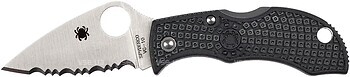 Фото Spyderco Manbug Lightweight Leaf SpyderEdge Black (MBKLFS)