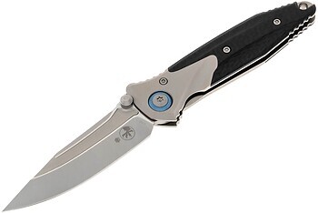 Фото Microtech Socom Bravo Mini Drop Point Bead Blast Titanium CF (260M-7CFTI)