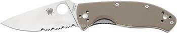 Фото Spyderco Tenacious CombinationEdge Brown (C122GBNM4PS)