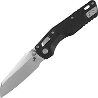 Фото Microtech MSI Mini S/E Stonewash Standard Frag Aluminium Black (210M-10FR)