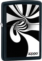 Фото Zippo 218 Black Matte Spiral Black & White (28297)