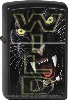 Фото Zippo 218.412 Black Matte Wild Tiger