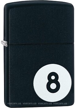 Фото Zippo 218 Black Matte 8-ball (28432)