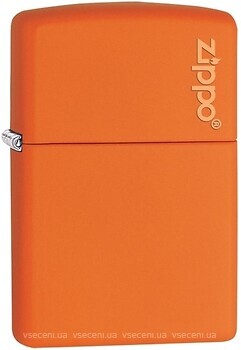 Фото Zippo Classic Orange Matte Zippo Logo (231ZL)