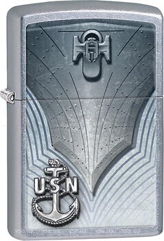 Фото Zippo Satin Chrome United States Navy (28682)