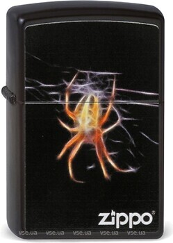 Фото Zippo Black Matte Yellow Spider (218.439)