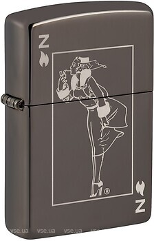 Фото Zippo Black Ice Windy Design (49797)