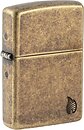 Фото Zippo Armor Antique Brass Flame Design (46400)