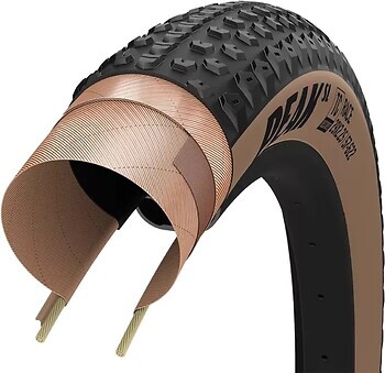 Фото GoodYear Peak 29x2.25 (57-622) SL Race Tubeless Complete Folding Black/Tan