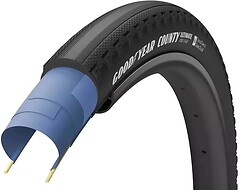 Фото GoodYear County 700x35 (35-622) Tubeless Ready Folding Black