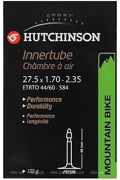 Фото Hutchinson 27.5x1.70-2.35 FV Presta 48mm (CV657911)