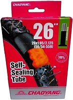 Фото ChaoYang 26x1.95-2.125 AV 48 mm с антипрокольным гелем