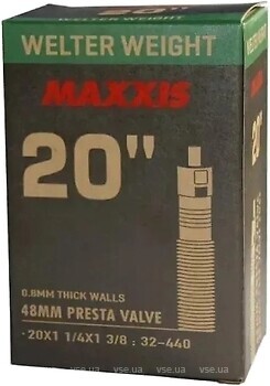 Фото Maxxis Welter Weight 20x1 1/4x1 3/8 FV 48mm (EIB00232200)