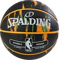 Фото Spalding NBA Marble Outdoor Black/Orange/Green