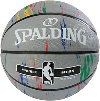 Фото Spalding NBA Marble Grey/Multi-Color Outdoor