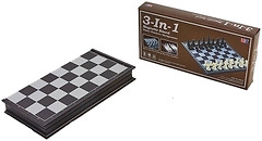 Фото ChessTour Шахматы, шашки, нарды 3в1 (IG-48812)