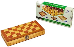 Фото ChessTour Шахматы, шашки, нарды 3в1 (W3517)