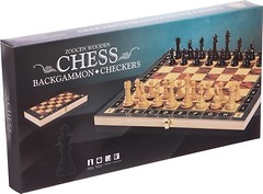 Фото PlayGame Шахматы, шашки, нарды 3в1 (ZC029A)