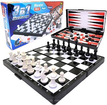 Фото A-Toys Шахматы 3в1 (87807)