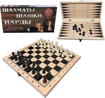 Фото A-Toys Шахматы 3в1 (W7783)