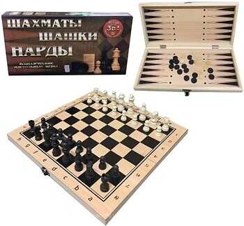 Фото A-Toys Шахматы 3в1 (W7782)